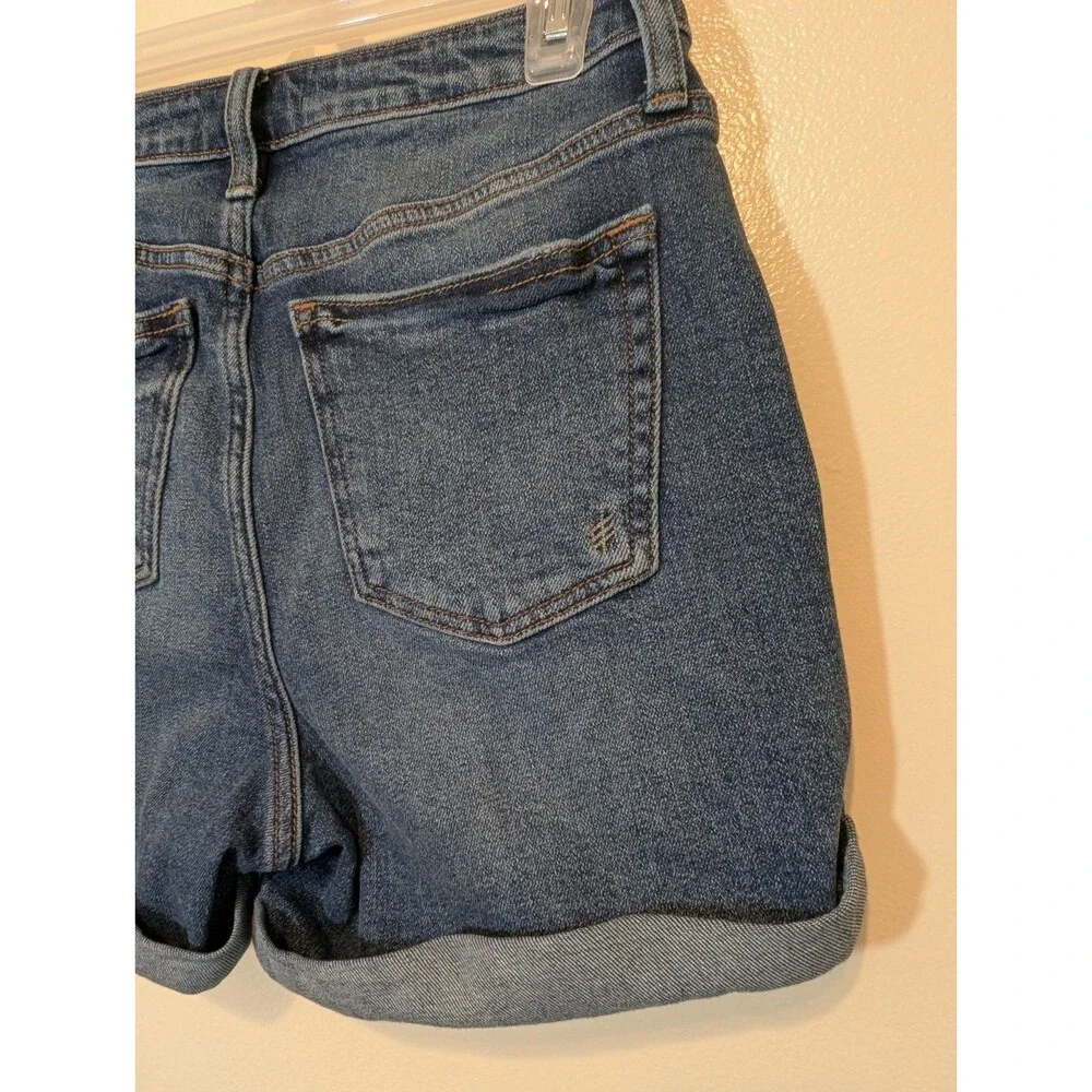 Silver Jeans Women Beau Short Rolled Cuff High Rise Summer Size 25